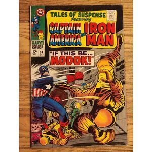 Tales of Suspense 94 Marvel Comics 1st Modok 1967 Captain America, Iron Man G+